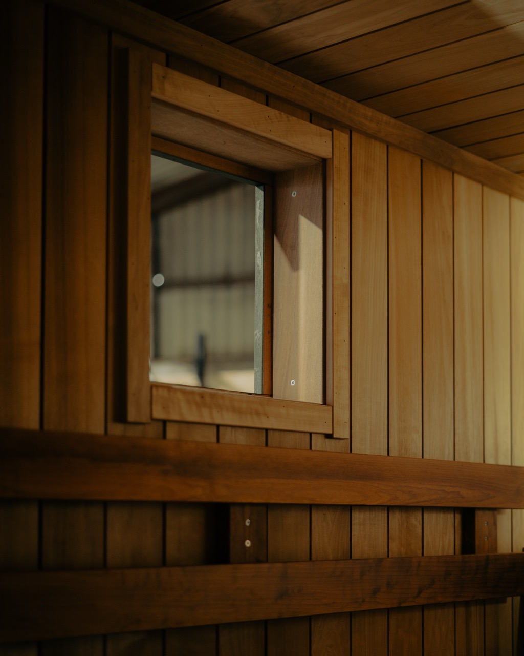 Workshop build process detail, timber and construction